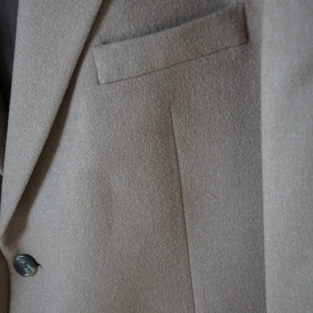Lauren Ralph Lauren 46R Wool Silk Cashmere Camel Blazer Sport Coat - Picture 5 of 10
